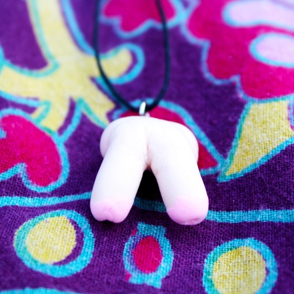 cosmic creationz Jewelry - SOLD Double Dick Necklace